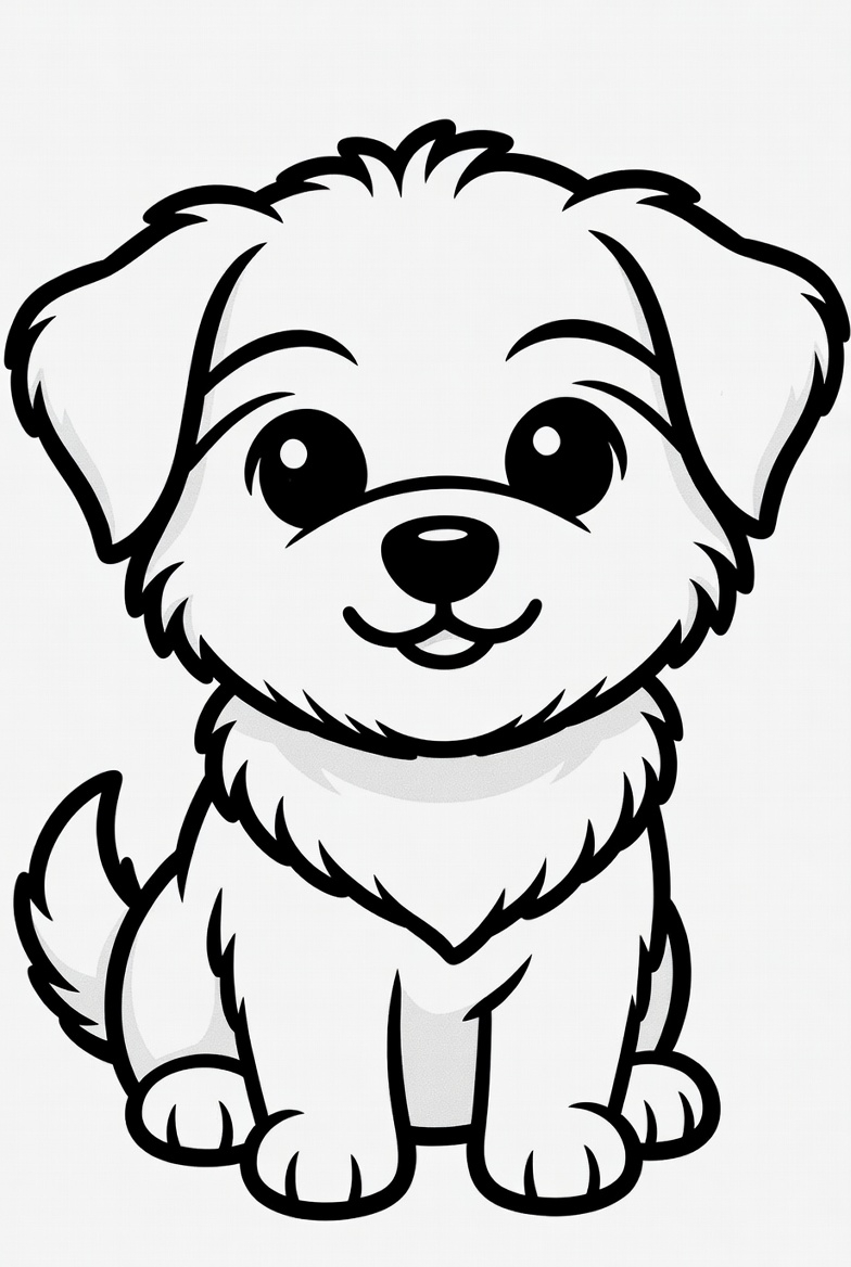 Dog Coloring Page