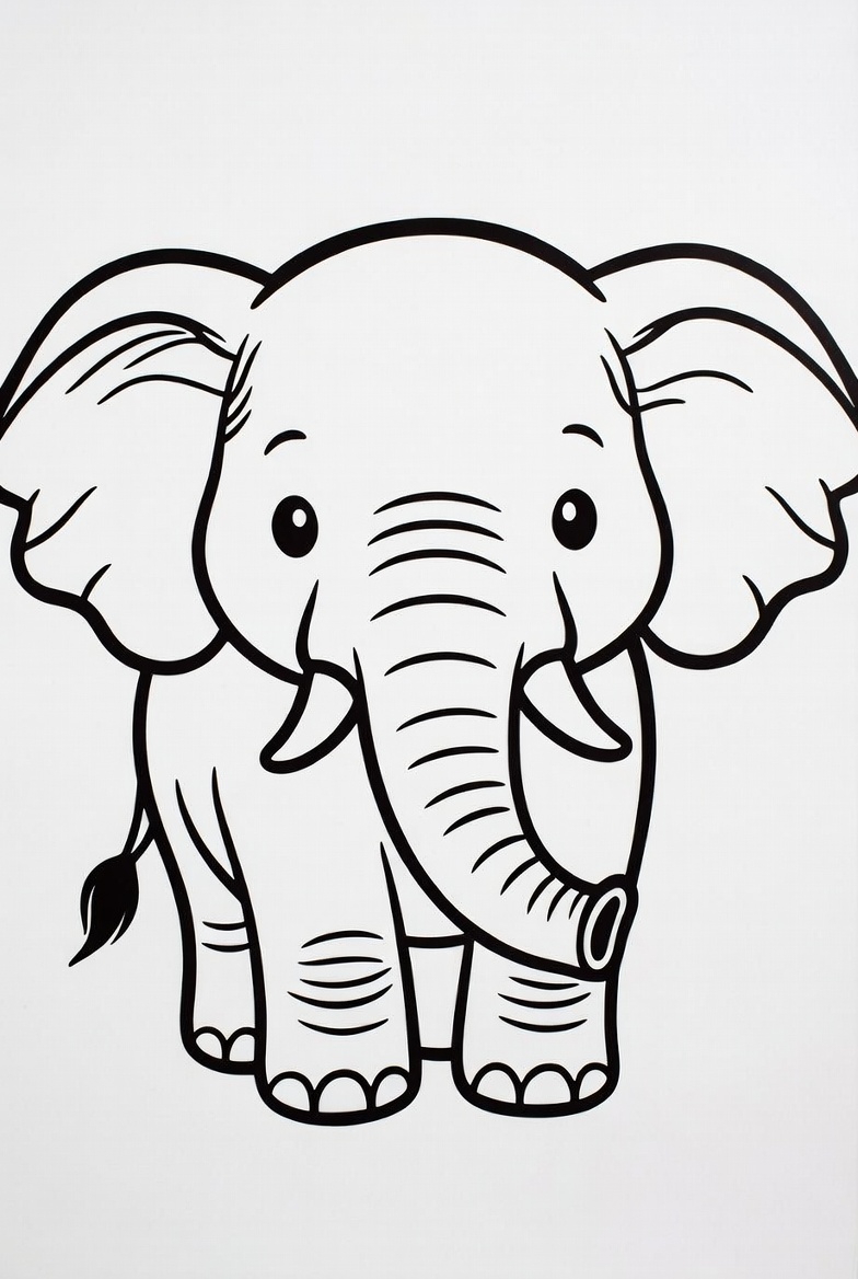 Elephant Coloring Page