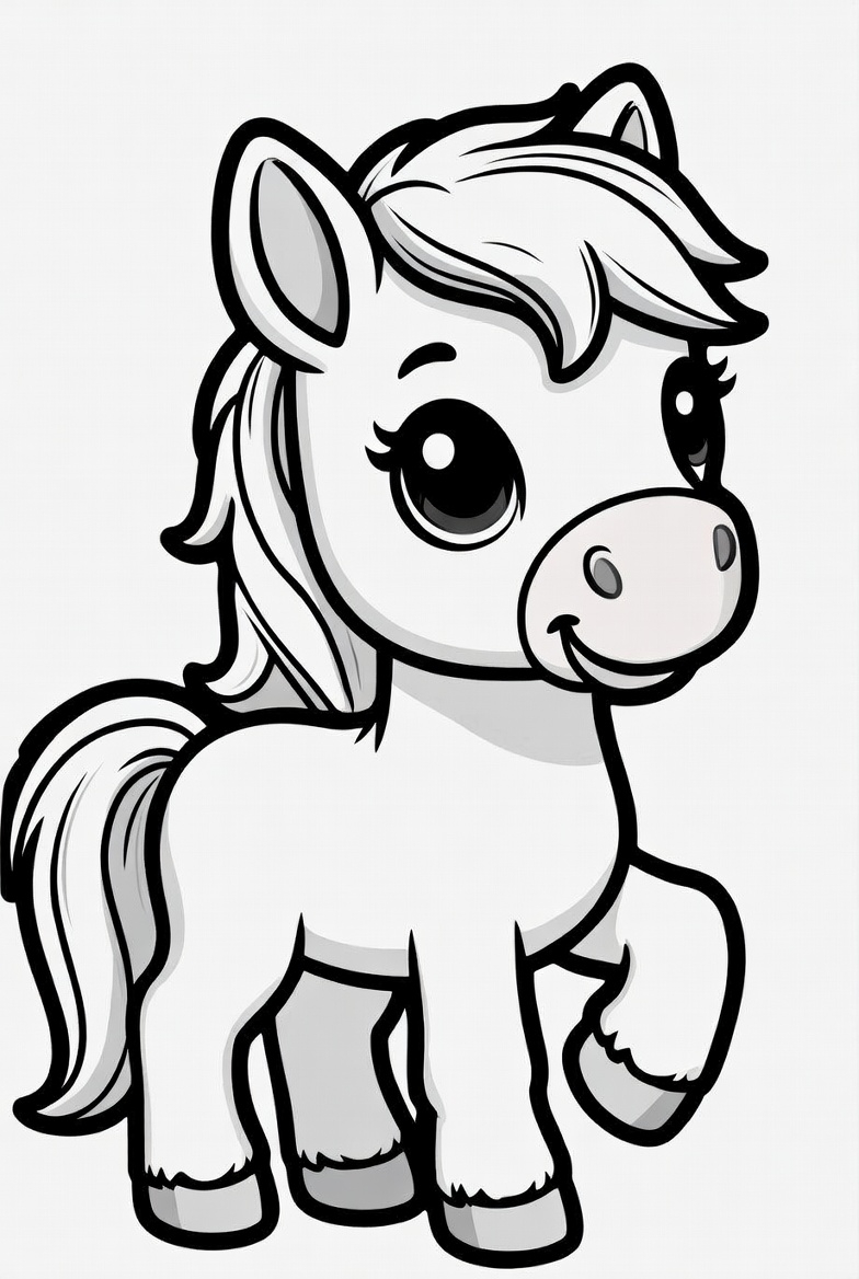Horse Coloring Page