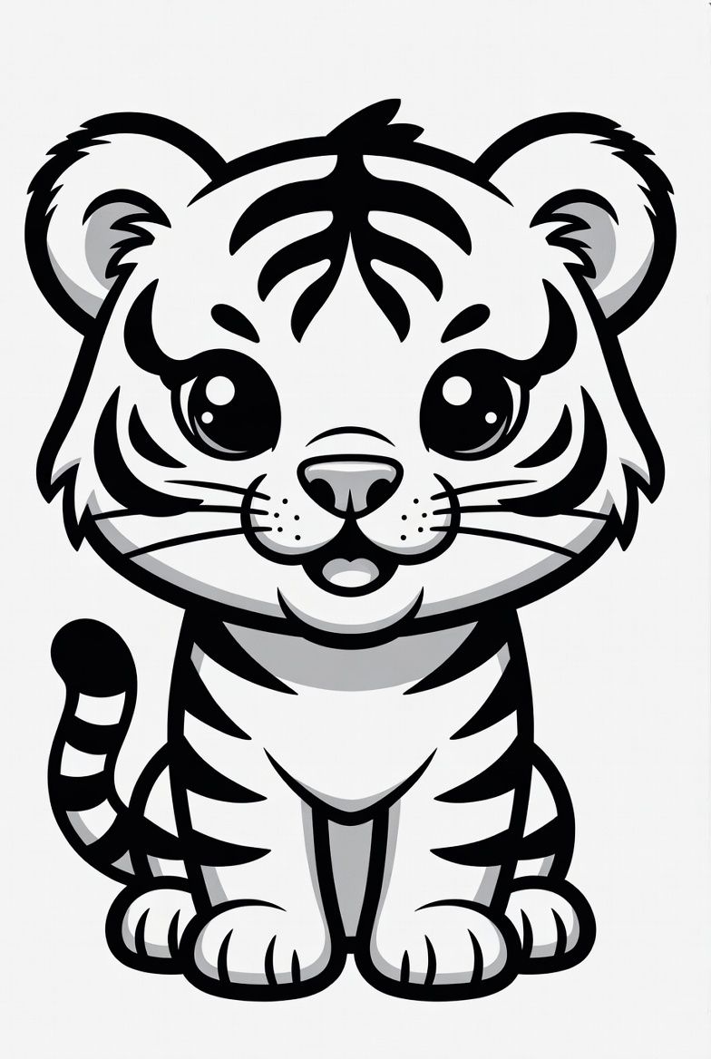 Tiger Coloring Page