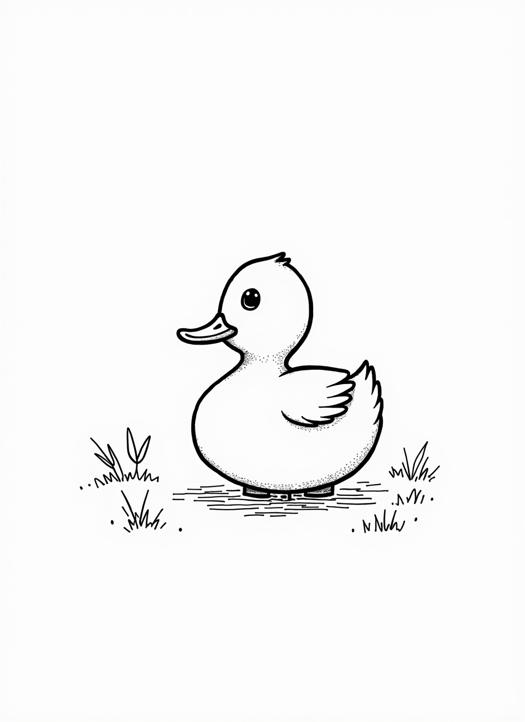 Duck Coloring Page
