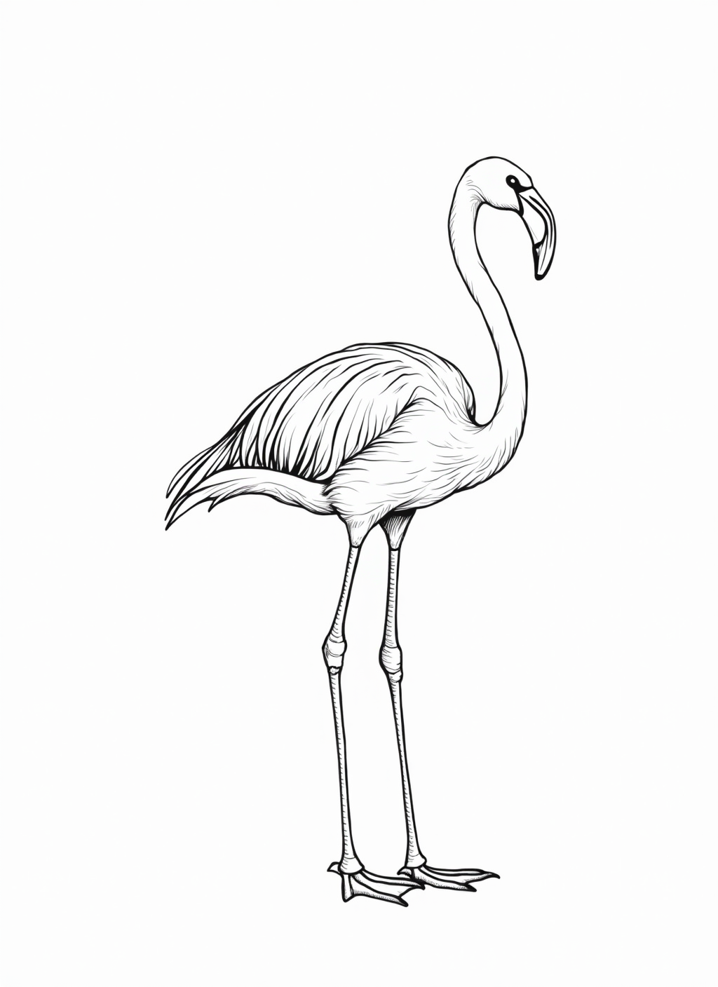 Flamingo Coloring Page