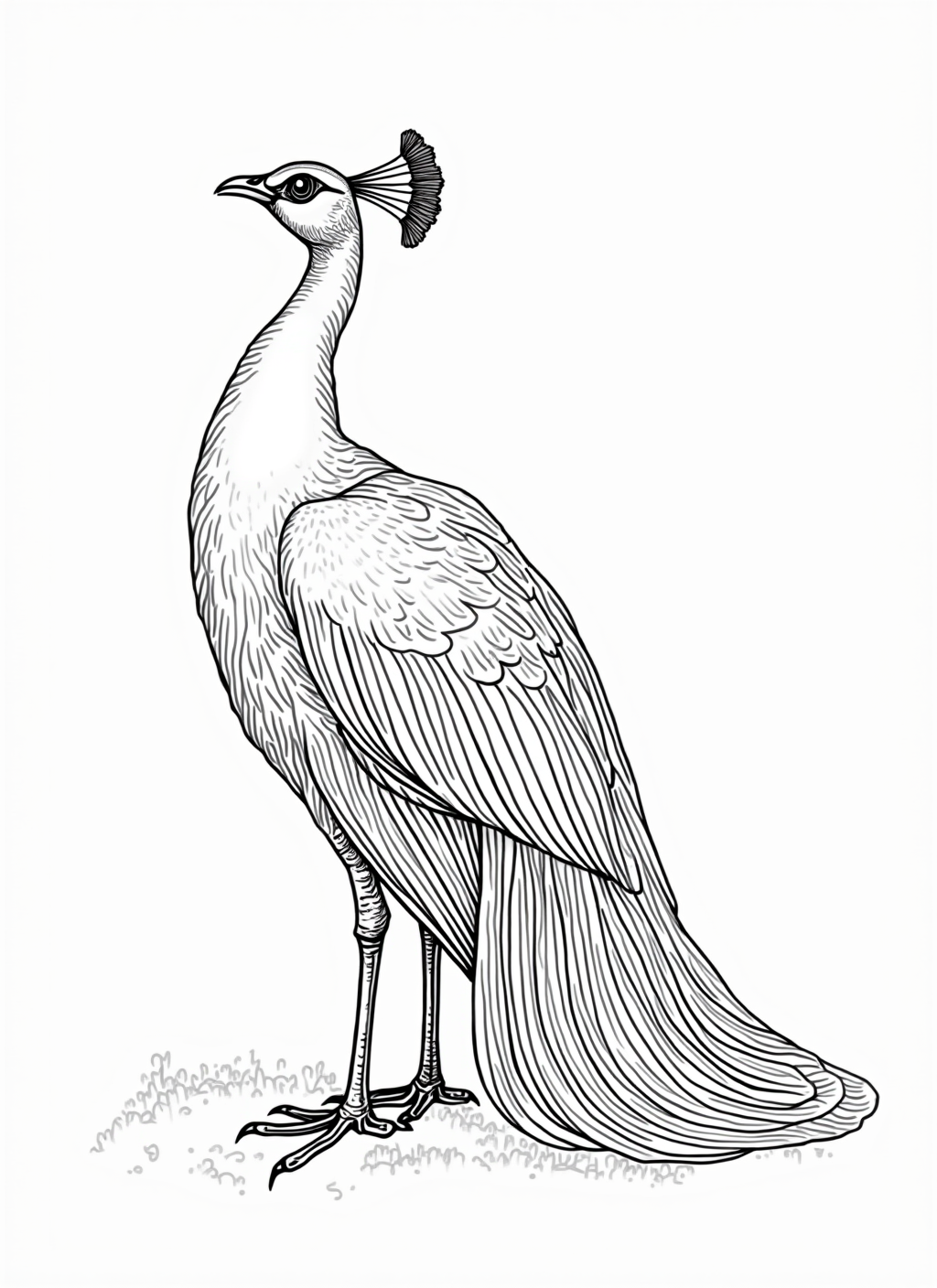 Peacock Coloring Page