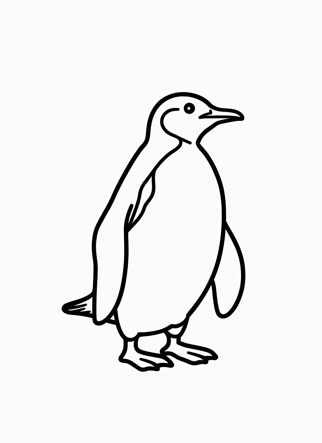 Penguin Coloring Page