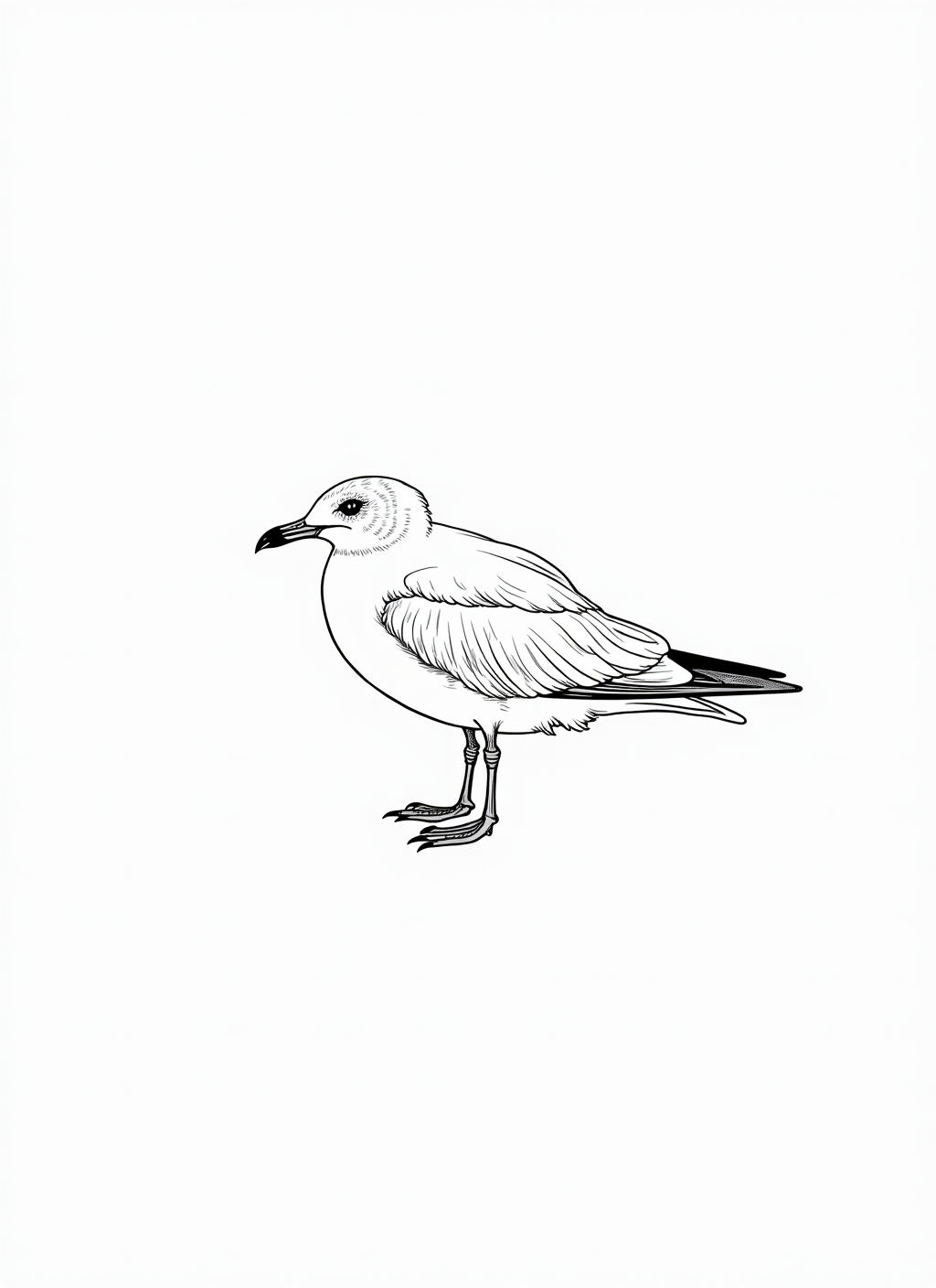Seagull Coloring Page