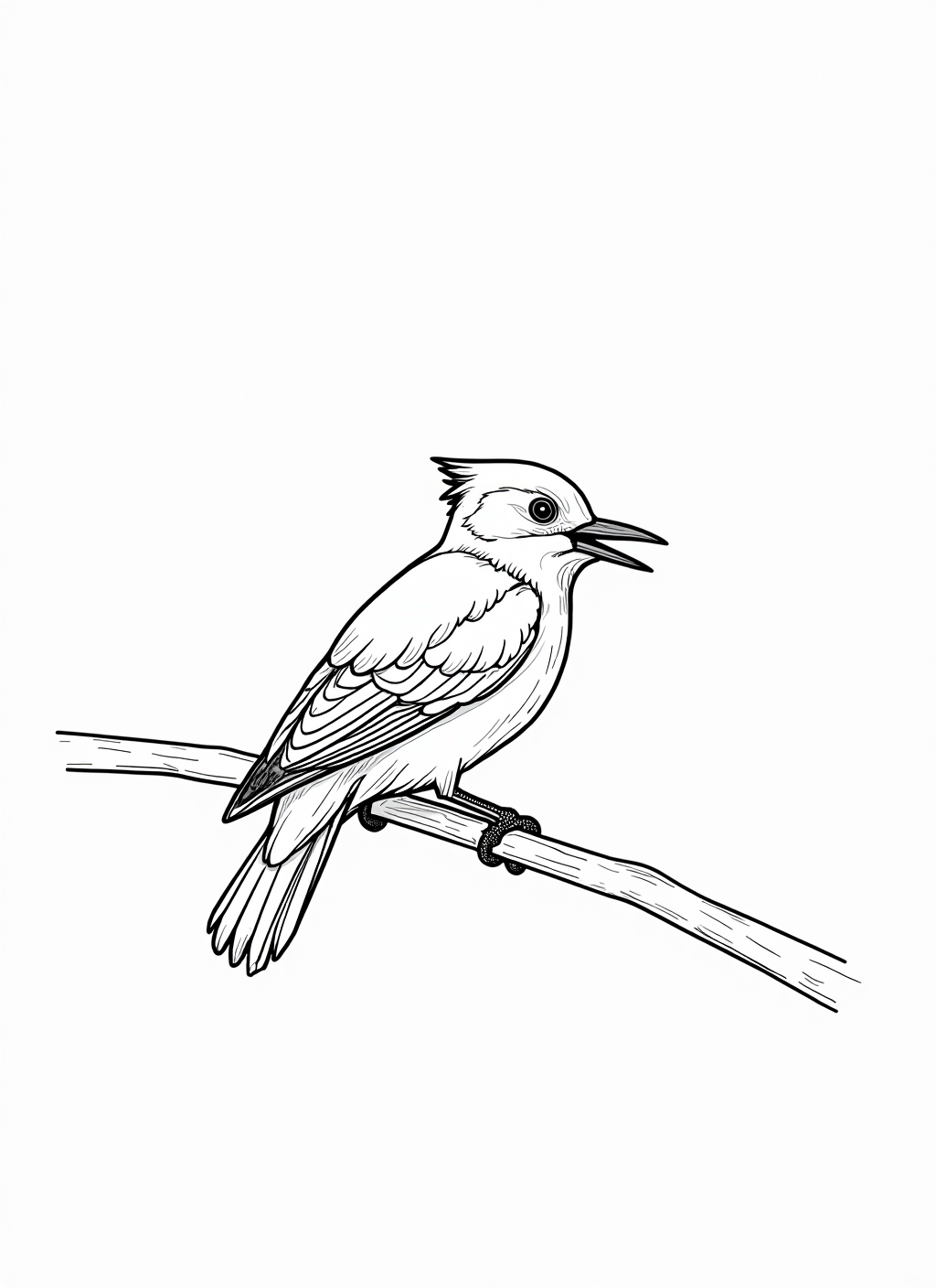 Woodpecker Coloring Page