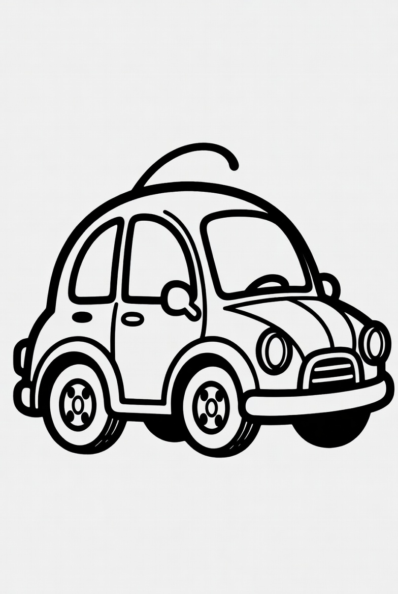 Car Coloring Page