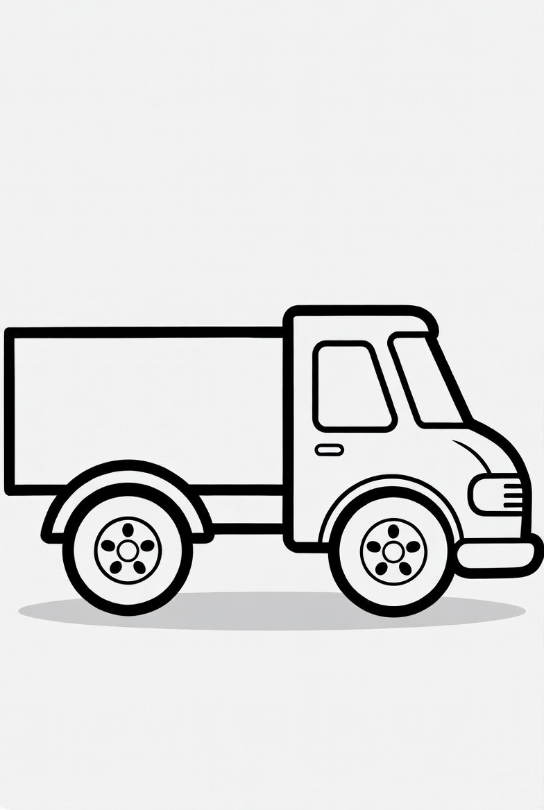 Truck Coloring Page