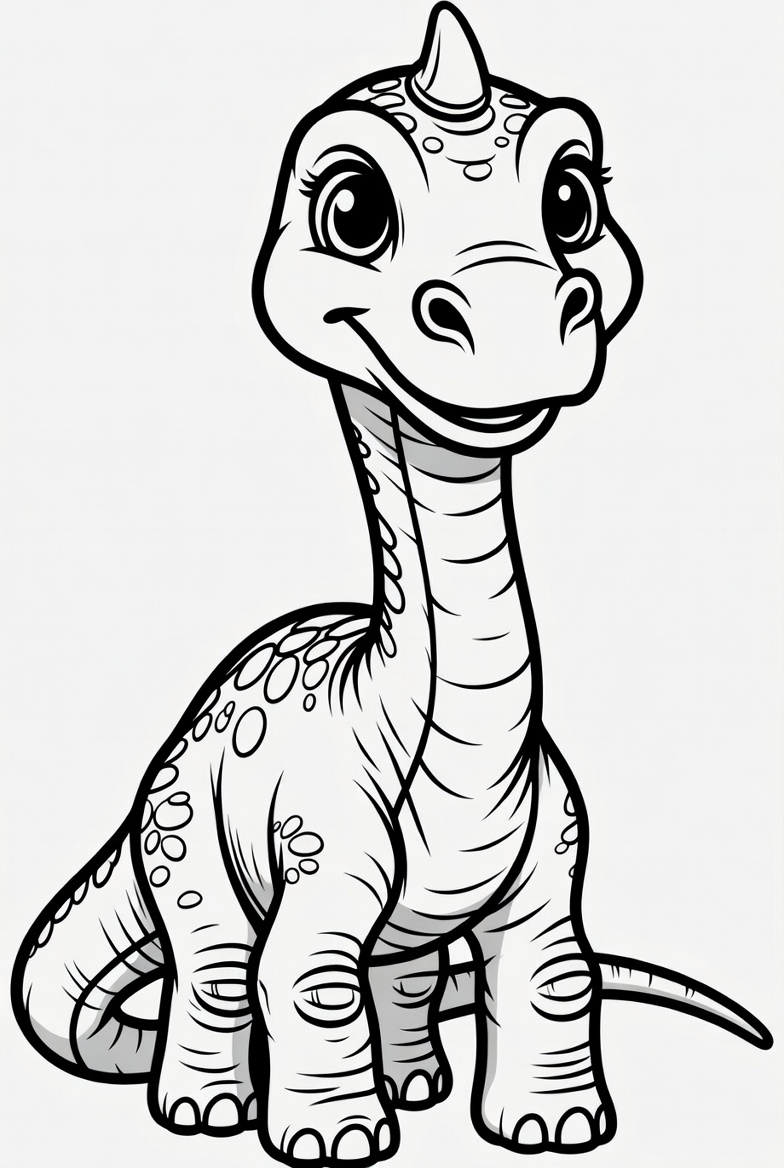 Brachiosaurus Coloring Page