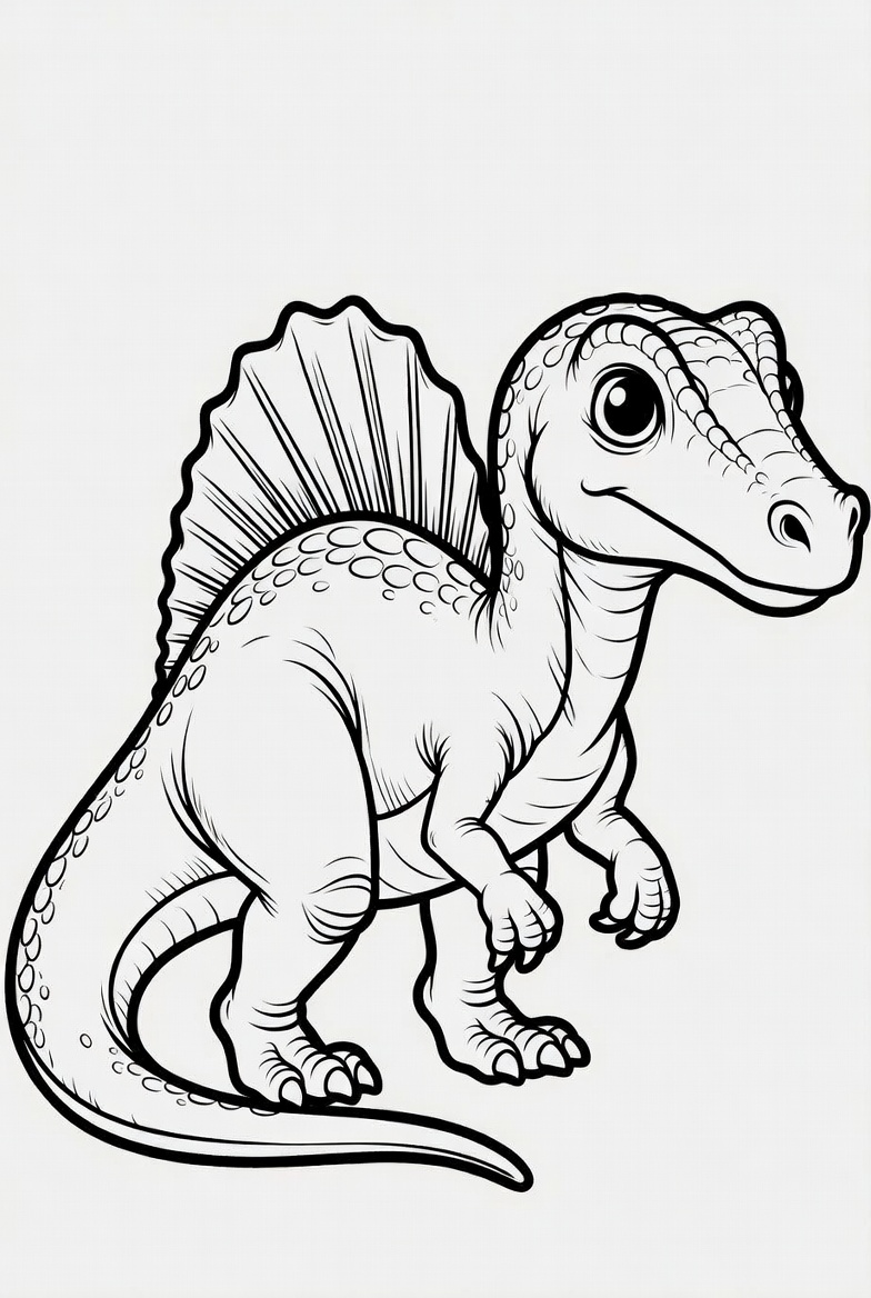 Spinosaurus Coloring Page