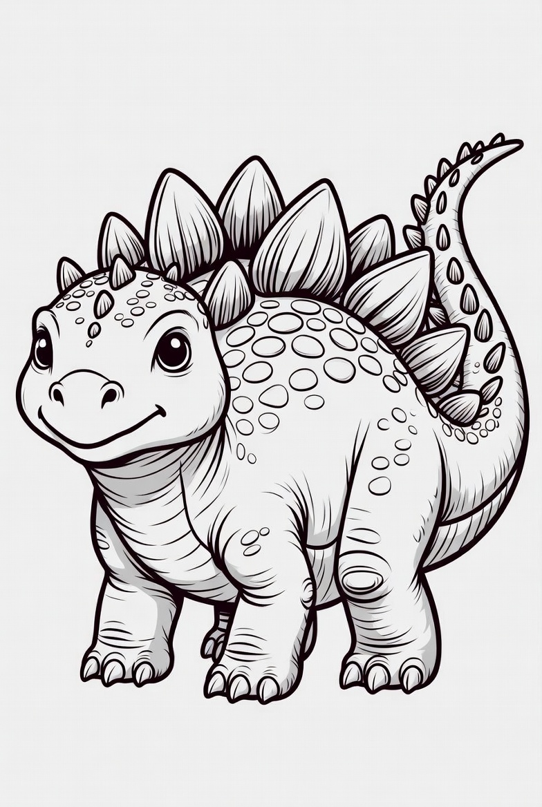 Stegosaurus Coloring Page