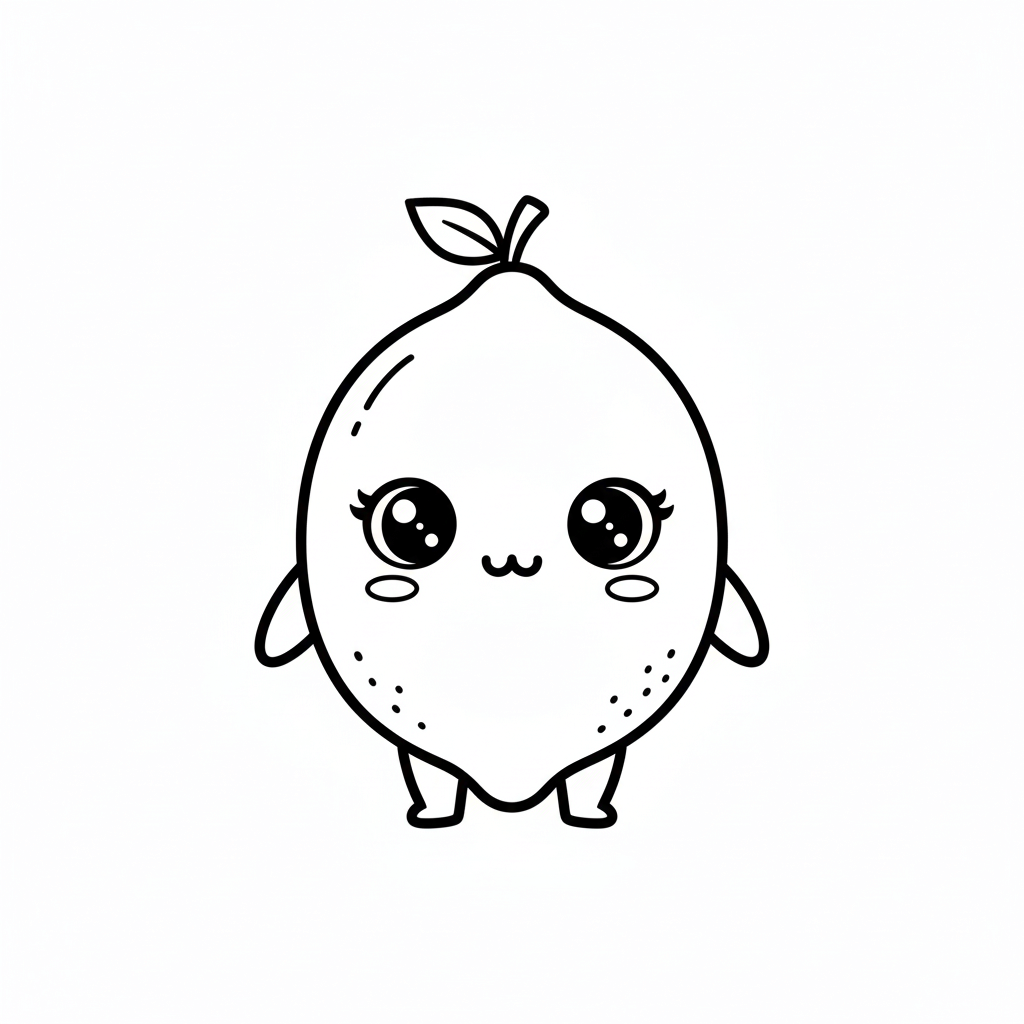 Lemon Coloring Page