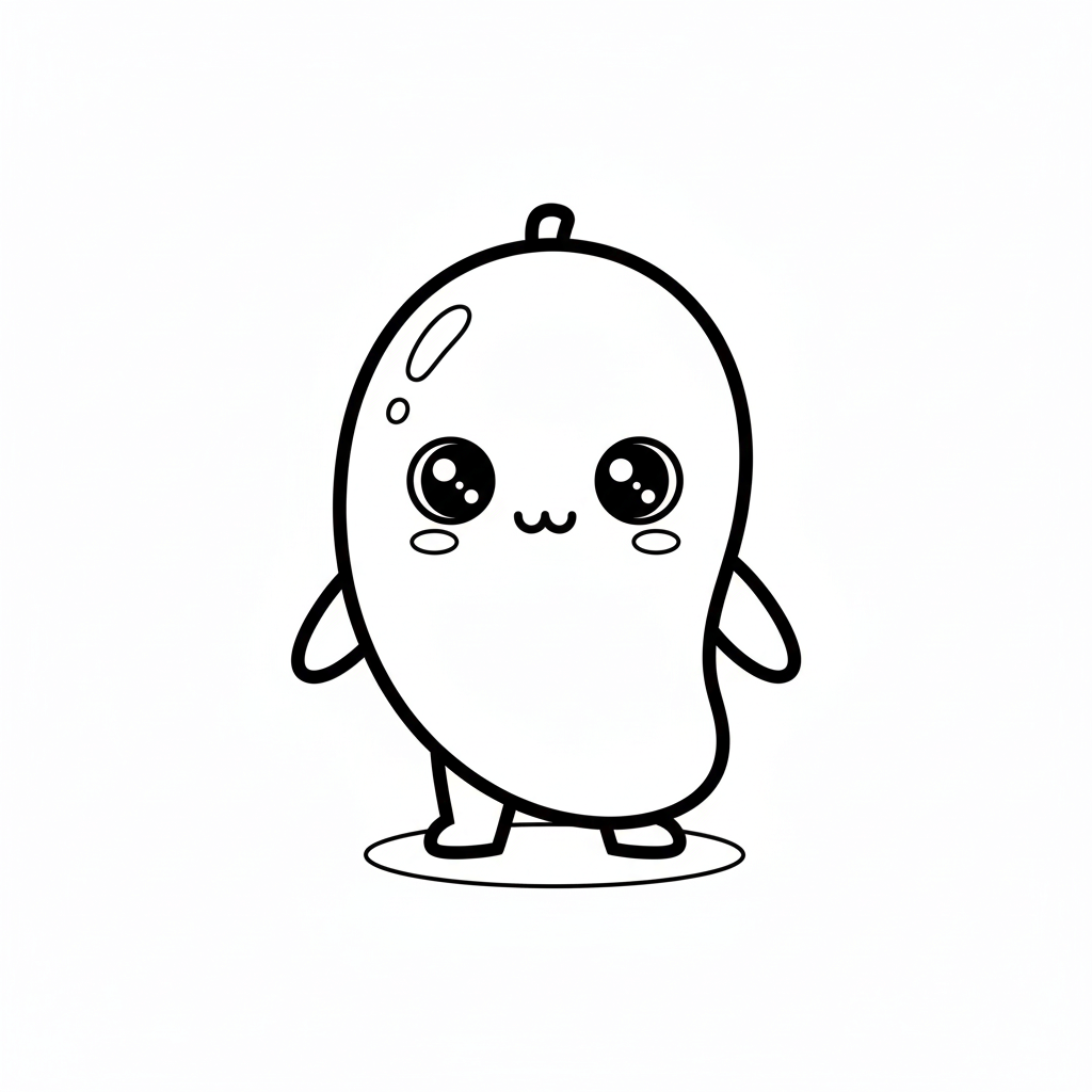 Mango Coloring Page