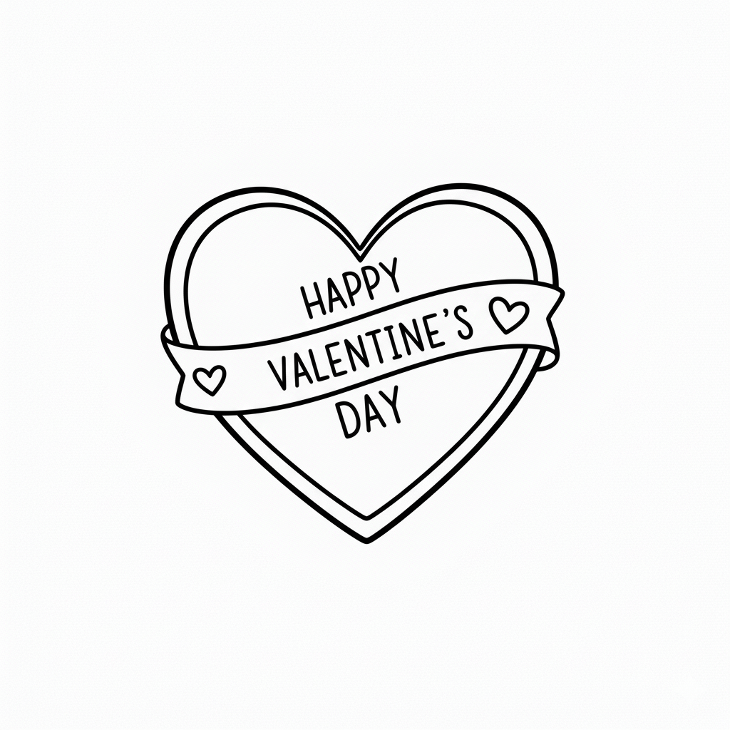 Heart Coloring Page
