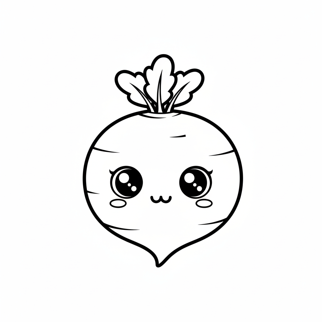 Beetroot Coloring Page